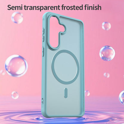 MagSafe Case for Samsung Galaxy S26 Plus S947, Techsuit, HaloFrost II, Light Green