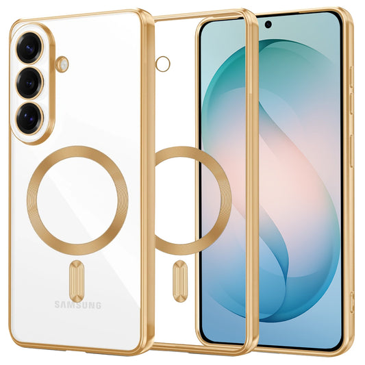 Etui MagSafe dla Samsung Galaxy S26 Plus, Techsuit, Luxury Crystal, Złote