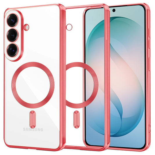 Etui MagSafe dla Samsung Galaxy S26 Plus, Techsuit, Luxury Crystal, Różowe