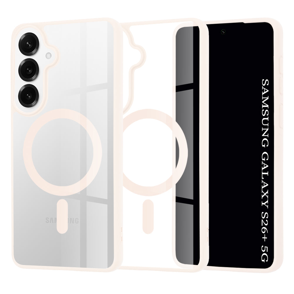 Etui MagSafe dla Samsung Galaxy S26 Plus, Techsuit, Pro, Różowy