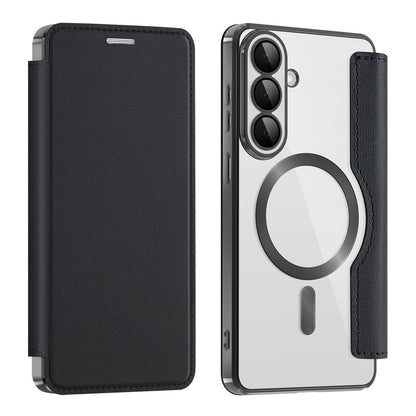 Etui MagSafe dla Samsung Galaxy S26 Plus, Techsuit, SmartMag Book, Czarne