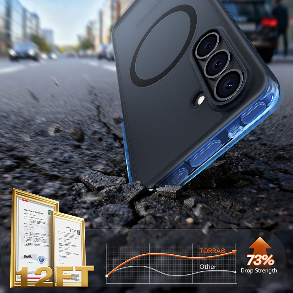 Etui MagSafe dla Samsung Galaxy S26 Plus, Torras, Guardian, Czarne