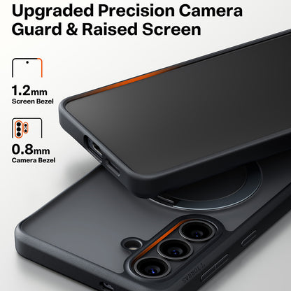 Etui MagSafe dla Samsung Galaxy S26 Plus, Torras, Ostand Spin, Czarne