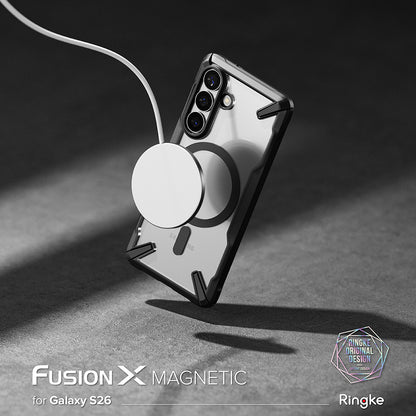 Etui MagSafe dla Samsung Galaxy S26, Ringke, Fusion X, Czarne