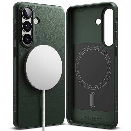 Etui MagSafe dla Samsung Galaxy S26, Ringke, Onyx, Ciemnozielone