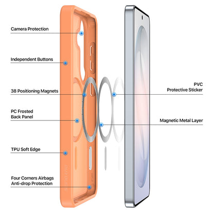 Etui MagSafe do Samsung Galaxy S26 S942, DUX DUCIS, Yind, jasnofioletowy