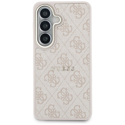 Etui MagSafe do Samsung Galaxy S26 S942, Guess, 4G Embossed Ring, Różowo-Czarne