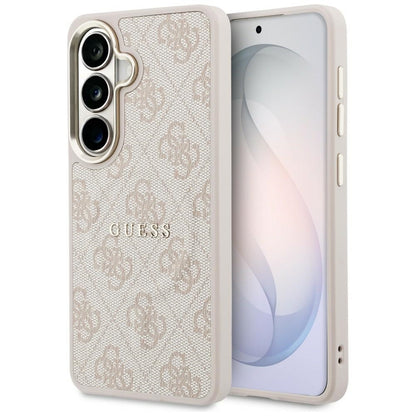 Etui MagSafe do Samsung Galaxy S26 S942, Guess, 4G Embossed Ring, Różowo-Czarne