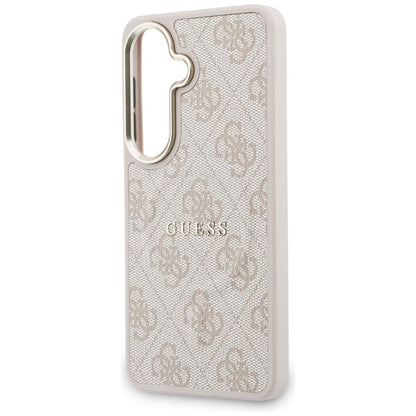 Etui MagSafe do Samsung Galaxy S26 S942, Guess, 4G Embossed Ring, Różowo-Czarne