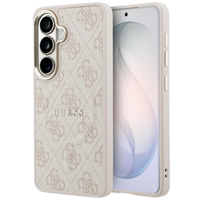 Etui MagSafe dla Samsung Galaxy S26 S942, Guess, 4G Embossed Ring, Różowy