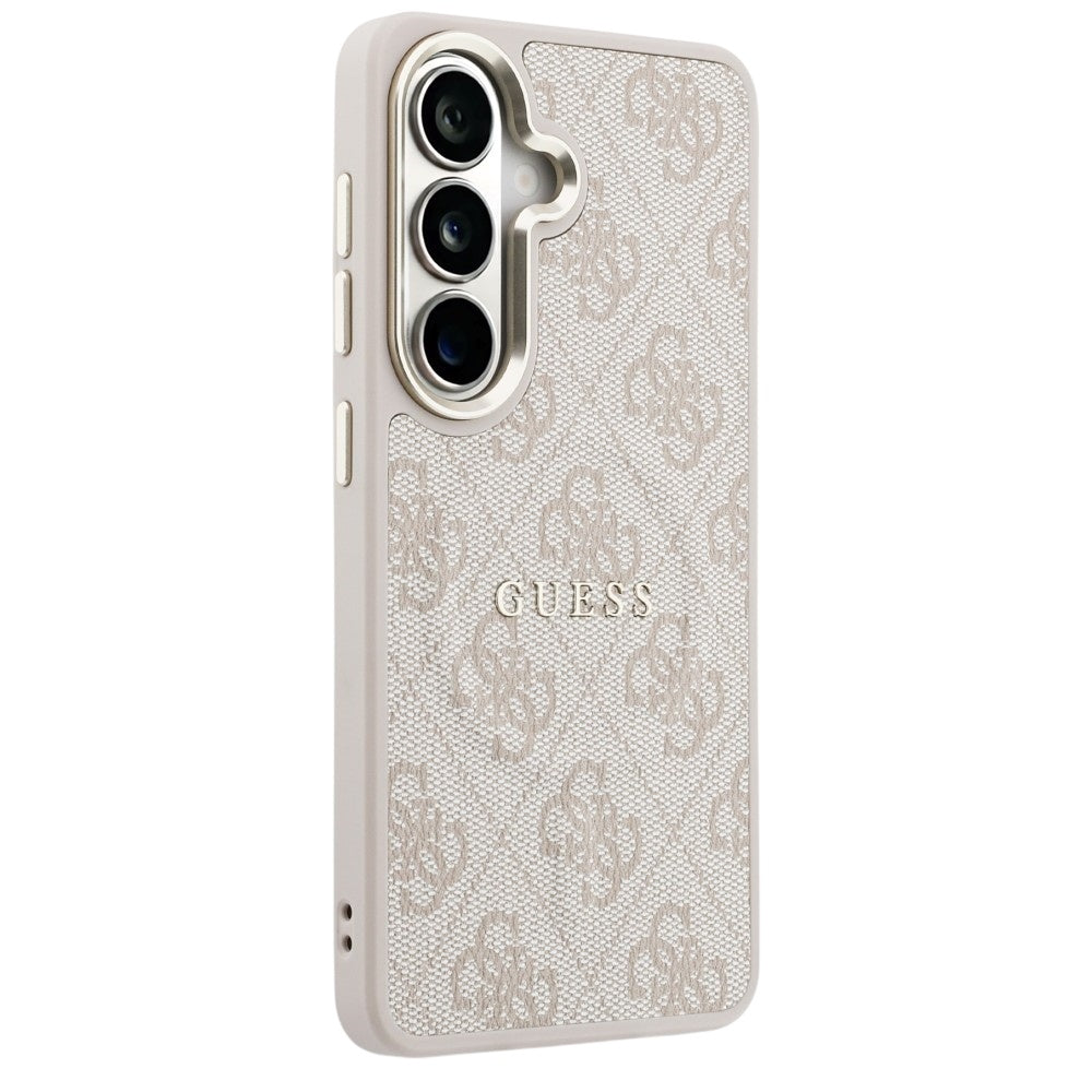 Etui MagSafe dla Samsung Galaxy S26 S942, Guess, 4G Embossed Ring, Różowy