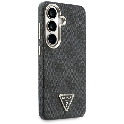 Etui MagSafe dla Samsung Galaxy S26 S942, Guess, 4G Triangle Logo, Czarne