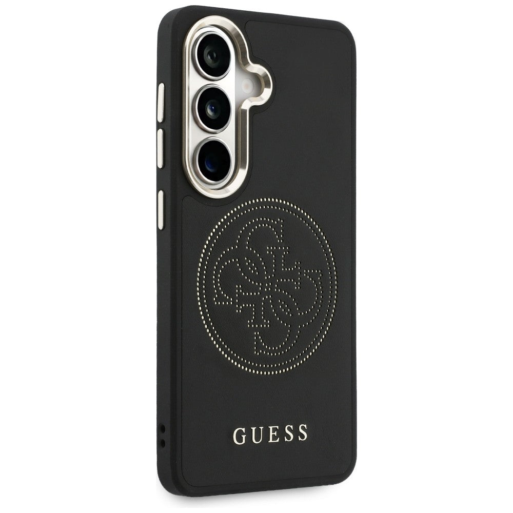 Etui MagSafe dla Samsung Galaxy S26 S942, Guess, Perforated Logo, Czarne
