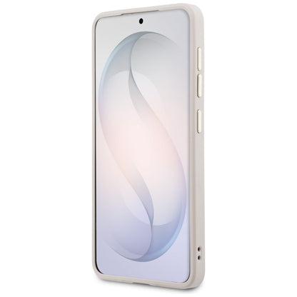 Etui MagSafe dla Samsung Galaxy S26 S942, Guess, Saffiano Peony Embossed Ring, Różowy