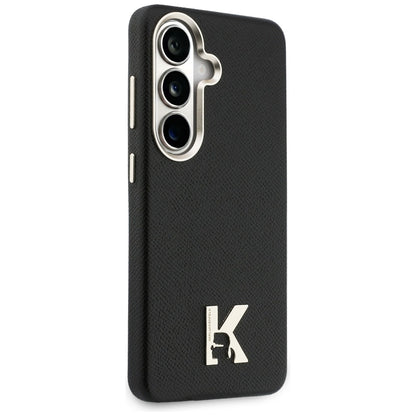 Etui MagSafe dla Samsung Galaxy S26 S942, Karl Lagerfeld, Karl Head Logo, Czarne