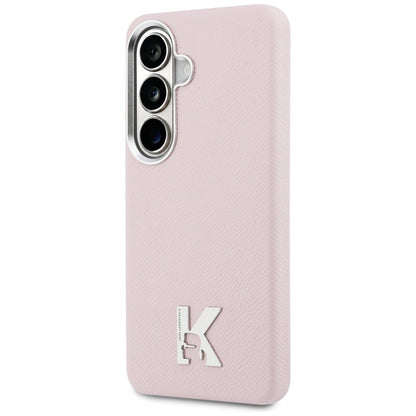 MagSafe Case for Samsung Galaxy S26 S942, Karl Lagerfeld, Karl Head Logo, Pink
