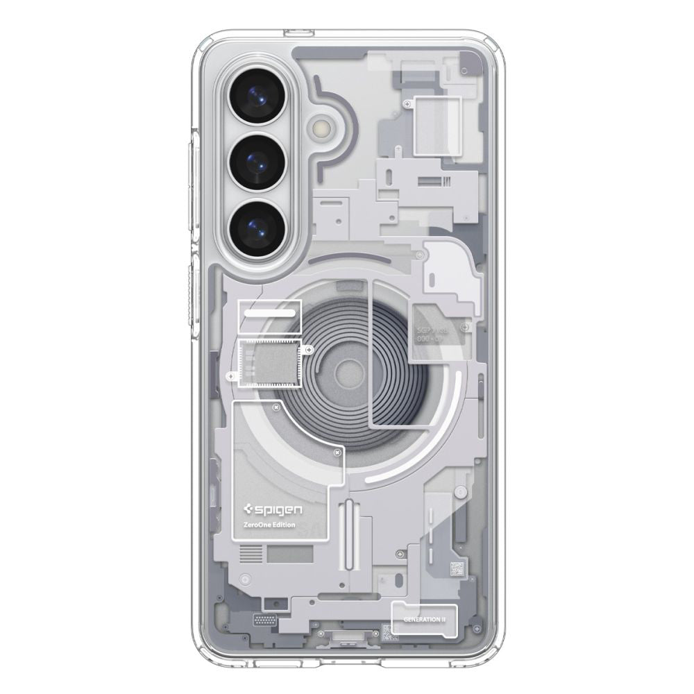 Etui MagSafe dla Samsung Galaxy S26 S942, Spigen, Ultra Hybrid Zero One, Białe ACS10737