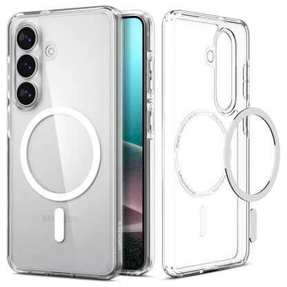 Etui MagSafe dla Samsung Galaxy S26 S942, Spigen, Ultra Hybrid, Przezroczyste Białe ACS10734