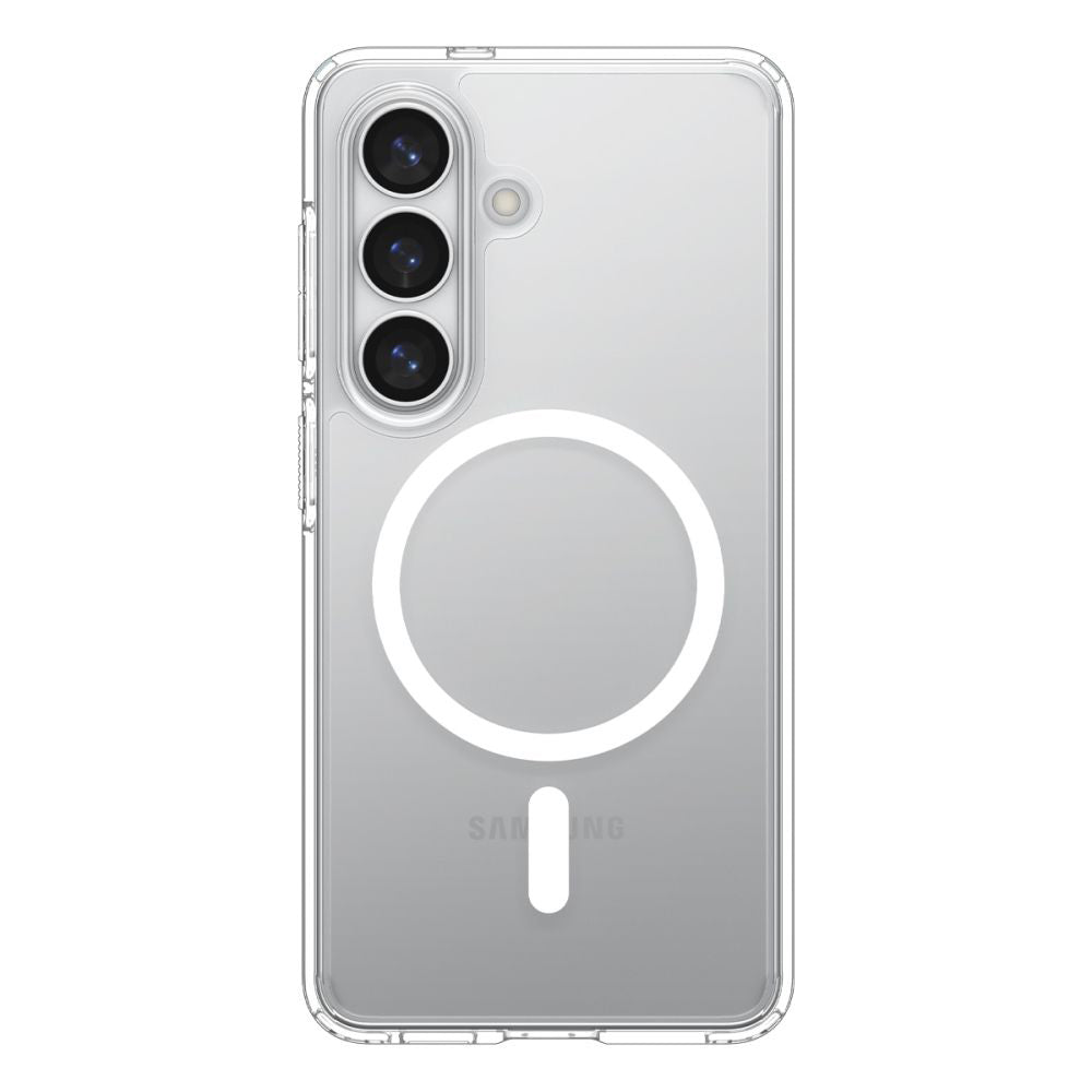 Etui MagSafe dla Samsung Galaxy S26 S942, Spigen, Ultra Hybrid, Przezroczyste Białe ACS10734
