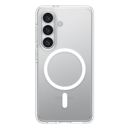 Etui MagSafe dla Samsung Galaxy S26 S942, Spigen, Ultra Hybrid, Przezroczyste Białe ACS10734