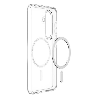 Etui MagSafe dla Samsung Galaxy S26 S942, Spigen, Ultra Hybrid, Przezroczyste Białe ACS10734
