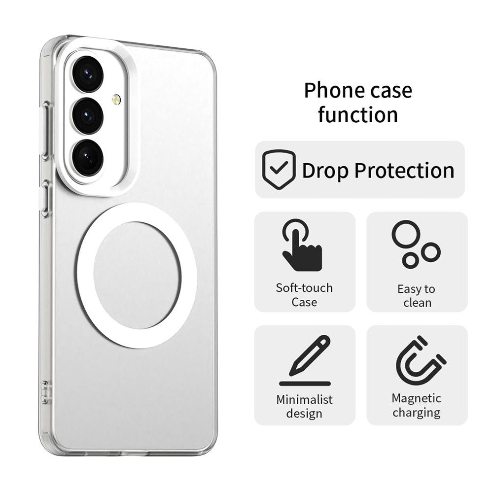 Etui MagSafe dla Samsung Galaxy S26 S942, Techsuit, CandyCase, Białe