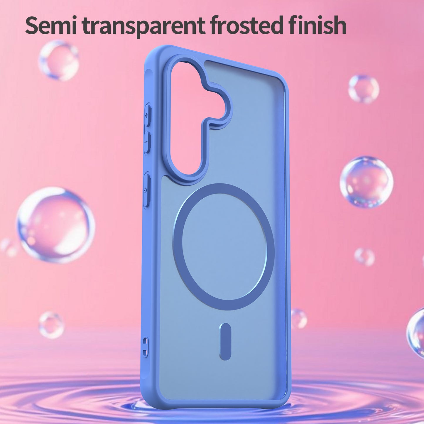 MagSafe Case for Samsung Galaxy S26, Techsuit, HaloFrost II, Blue