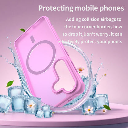 Etui MagSafe dla Samsung Galaxy S26, Techsuit, HaloFrost II, Różowy