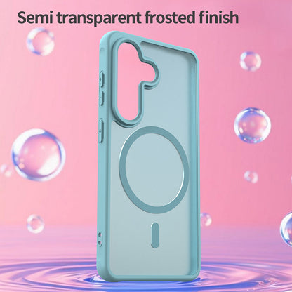 Etui MagSafe dla Samsung Galaxy S26, Techsuit, HaloFrost II, Jasnozielone