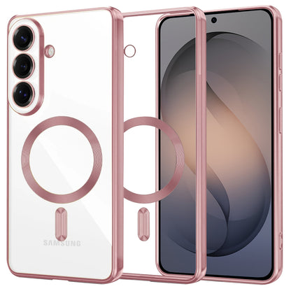 Etui MagSafe dla Samsung Galaxy S26, Techsuit, Luxury Crystal, Różowy