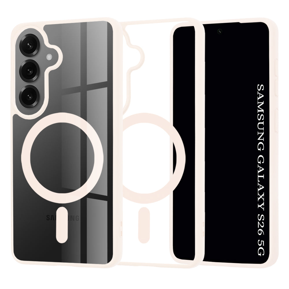 Etui MagSafe do Samsung Galaxy S26 S942, Techsuit, Pro, Różowe