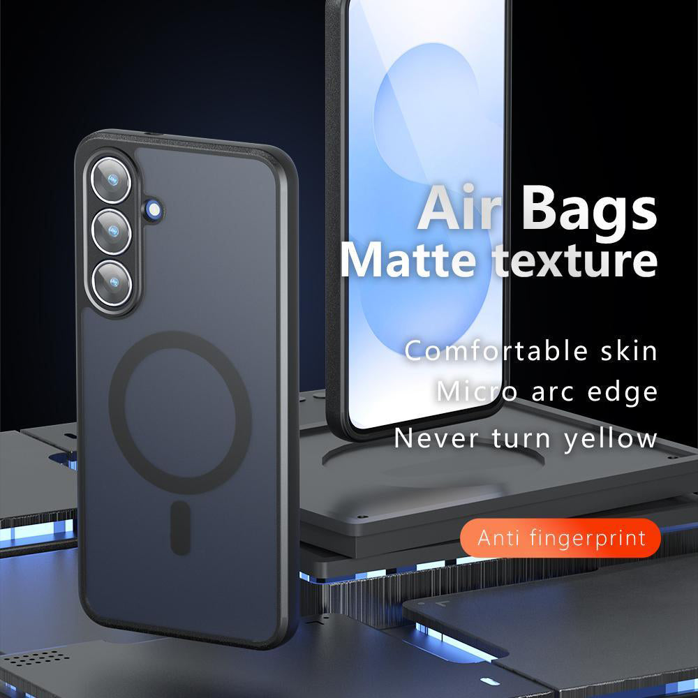 Etui MagSafe dla Samsung Galaxy S26, Techsuit, PureFrost, Satynowa Czarność