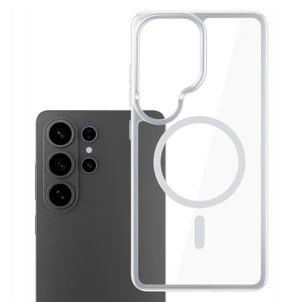 MagSafe Case for Samsung Galaxy S26 Ultra S948, 3MK, Armor MagCase, Transparent