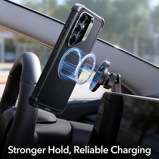 Etui MagSafe dla Samsung Galaxy S26 Ultra, ESR, Cyber Armor Kickstand, Niebieskie