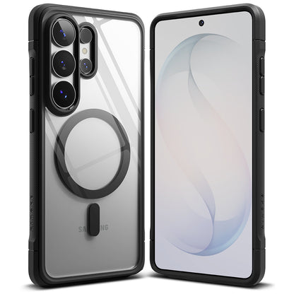 Etui MagSafe dla Samsung Galaxy S26 Ultra, Ringke, Fusion Bold, Czarne