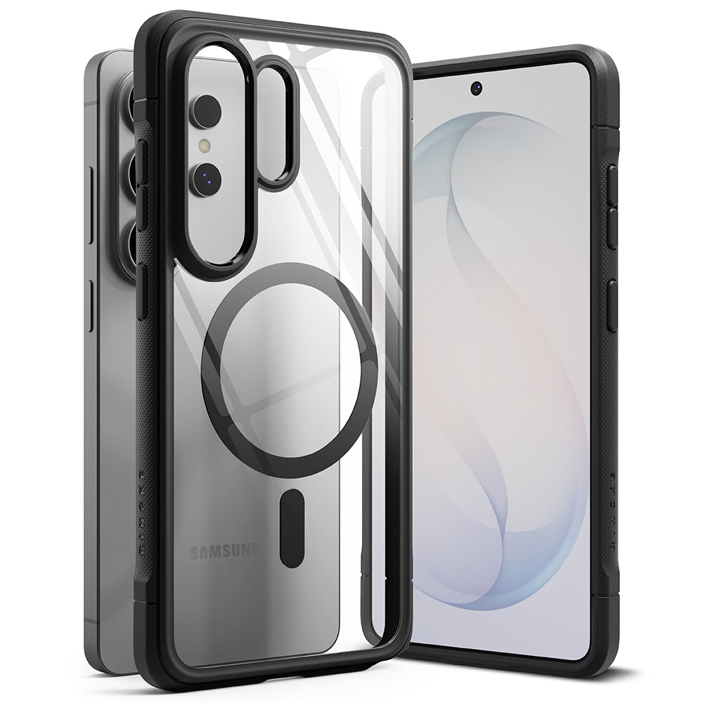 Etui MagSafe dla Samsung Galaxy S26 Ultra, Ringke, Fusion Bold, Czarne