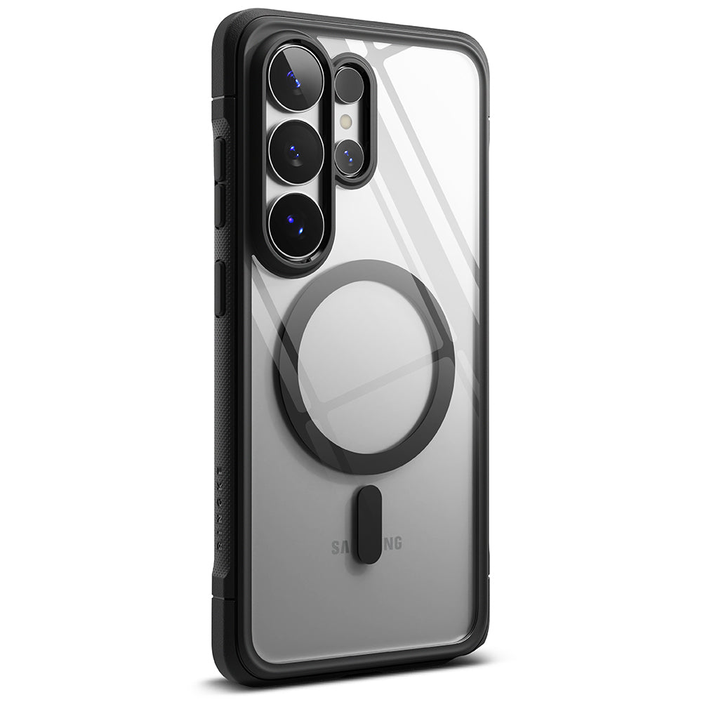 Etui MagSafe dla Samsung Galaxy S26 Ultra, Ringke, Fusion Bold, Czarne