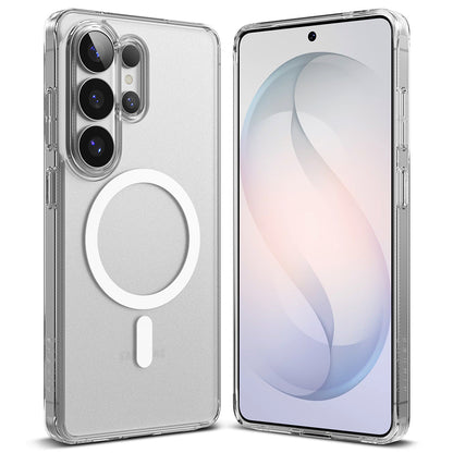 Etui MagSafe dla Samsung Galaxy S26 Ultra, Ringke, Fusion, Matowe Przezroczyste