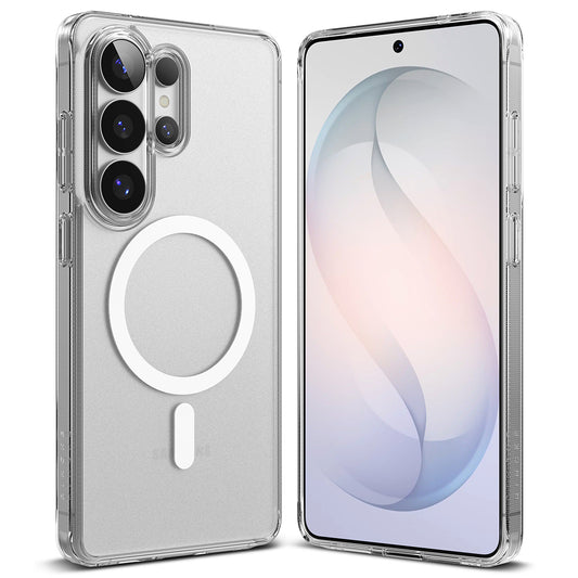Etui MagSafe dla Samsung Galaxy S26 Ultra, Ringke, Fusion, Matowe Przezroczyste