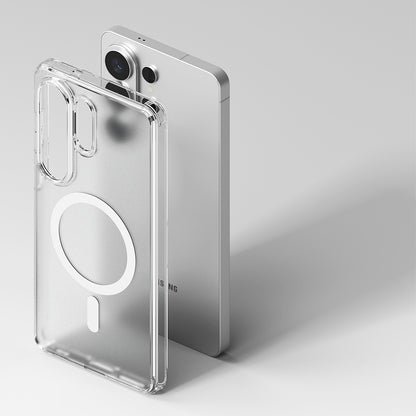 Etui MagSafe dla Samsung Galaxy S26 Ultra, Ringke, Fusion, Matowe Przezroczyste