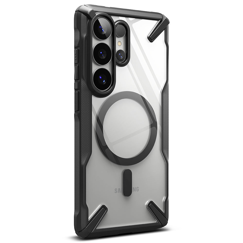 Etui MagSafe dla Samsung Galaxy S26 Ultra, Ringke, Fusion X, Czarne