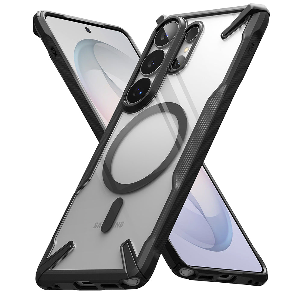 Etui MagSafe dla Samsung Galaxy S26 Ultra, Ringke, Fusion X, Czarne