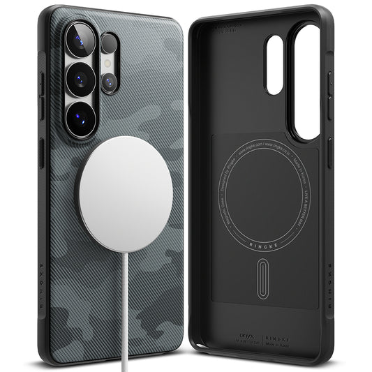 Etui MagSafe dla Samsung Galaxy S26 Ultra S948, Ringke, Onyx, Camouflage