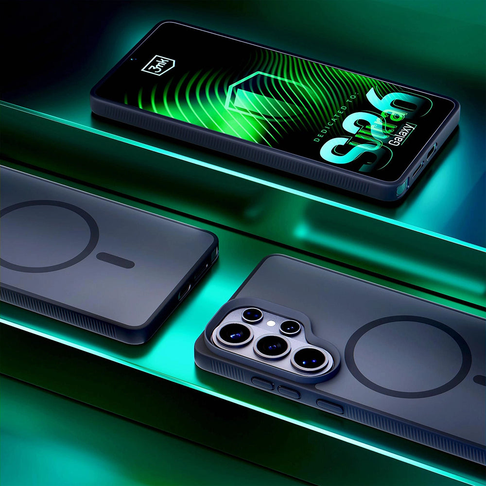 Etui MagSafe dla Samsung Galaxy S26 Ultra S948, 3MK, Smoke MagCase, Szare