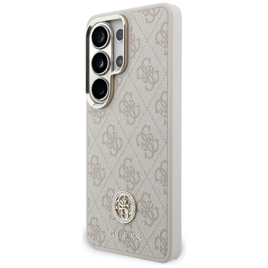 Etui MagSafe dla Samsung Galaxy S26 Ultra S948, GUESS, 4G Big Rhinestone Triangle Strap, Różowy