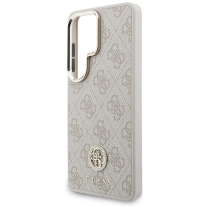 Etui MagSafe dla Samsung Galaxy S26 Ultra S948, GUESS, 4G Big Rhinestone Triangle Strap, Różowy