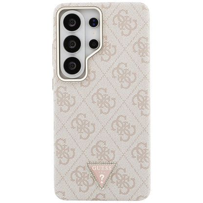 Etui MagSafe dla Samsung Galaxy S26 Ultra S948, Guess, 4G Triangle Logo, Różowy