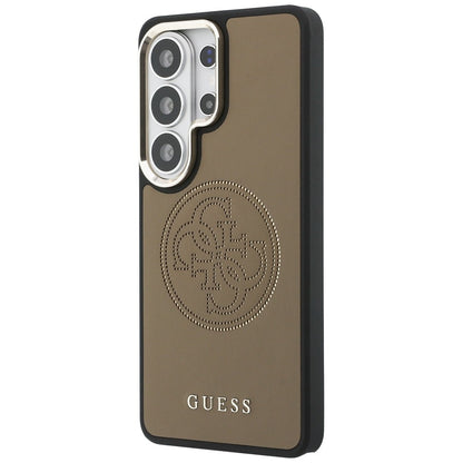 Etui MagSafe dla Samsung Galaxy S26 Ultra S948, Guess, Perforated Logo, Brązowy