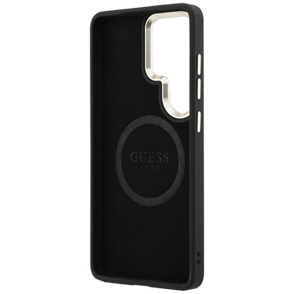 Etui MagSafe dla Samsung Galaxy S26 Ultra S948, Guess, Perforated Logo, Brązowy