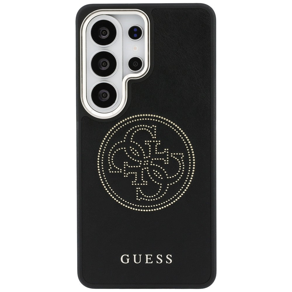 MagSafe Case for Samsung Galaxy S26 Ultra S948, Guess, Perforated Logo, Black